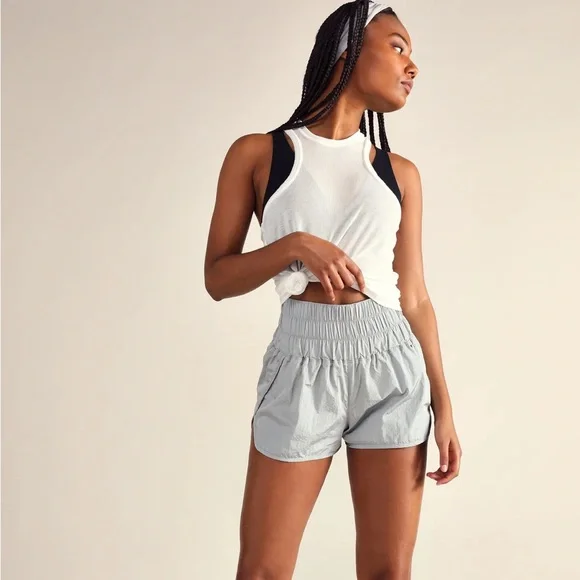 FP Movement Free People The Way Home Shorts in Grey - Picture 2 of 10